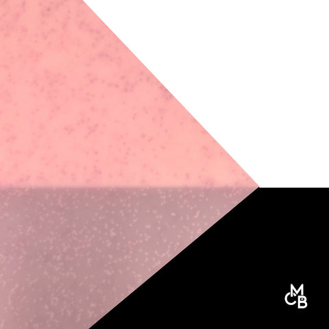 1/8" Rose Quartz Glitz Glitter Cast Acrylic Sheets