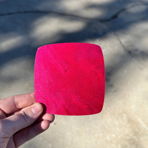 1/8" Rosy Red Pearlescent Shimmer Cast Acrylic Sheets