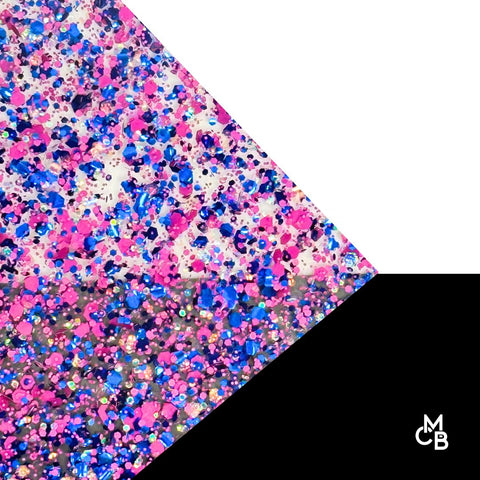 1/8" Royal Rose GlitterBlend Cast Acrylic Sheets