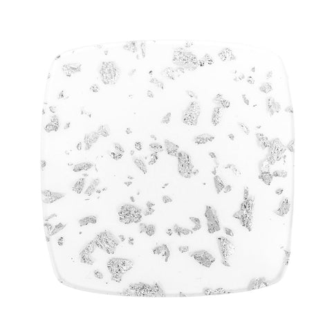 1/8" Silver Metallic Foil Flakes Glitter Cast Acrylic Sheets