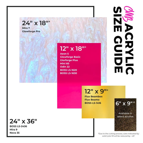 1/8" Silver Metallic Cast Acrylic Sheets