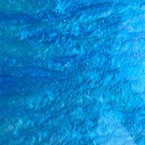 1/8" Sky Blue Marbled Glitter Cast Acrylic Sheets
