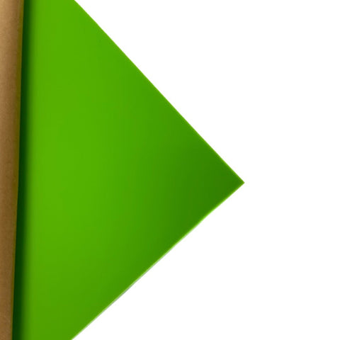 1/8" Matte Slime Green Cast Acrylic Sheets | Matte/Gloss Finish