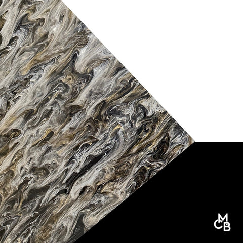 1/8" Smoky Northern Lights Marble Cast Acrylic Sheets