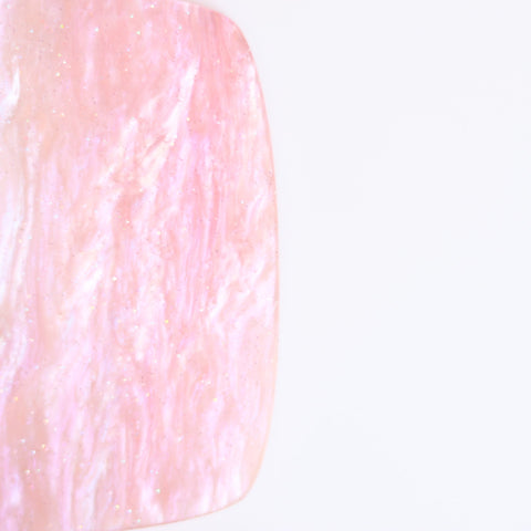 1/8" Soft Pink Marbled Glitter Cast Acrylic Sheets