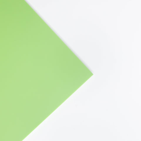 1/8" Matte Spring Green Cast Acrylic Sheets | Matte/Gloss Finish