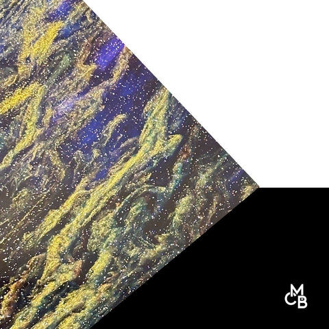 1/8" Starry Night Marbled Glitter Cast Acrylic Sheets