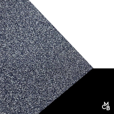 1/8" Steel Blue Glitter Cast Acrylic Sheets