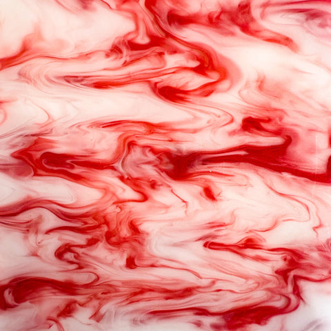 1/8" Strawberry Creme Swirl Cast Acrylic Sheets