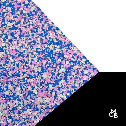 1/8" Sugar Sweet Glitter Dots Cast Acrylic Sheets