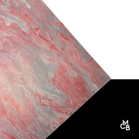 1/8" Summer Slushy Marbled Glitter Cast Acrylic Sheets