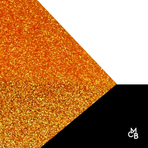 1/8" Tangerine Glitter Cast Acrylic Sheets