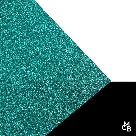 1/8" Teal Glitter Cast Acrylic Sheets