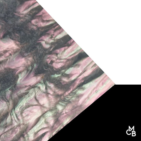 1/8" Teal & Pink Marbled Glitter Cast Acrylic Sheets