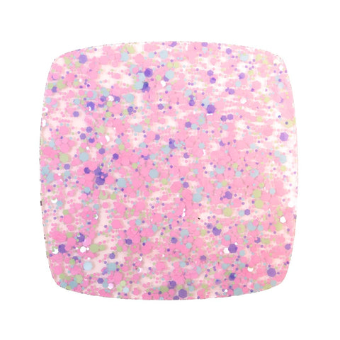1/8" Unicorn Hearts Glitter Dots Cast Acrylic Sheets