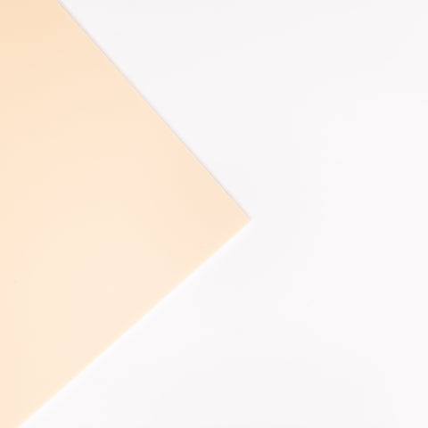 1/8" Matte Vanilla Cast Acrylic Sheets | Matte/Gloss Finish