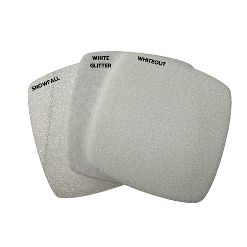 1/8" White Glitter Cast Acrylic Sheets