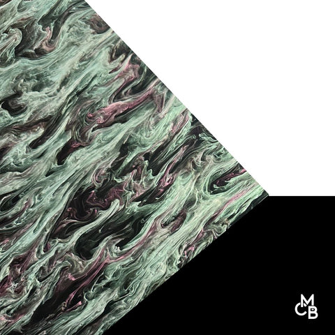1/8" Wicked Northern Lights Marble Cast Acrylic Sheets