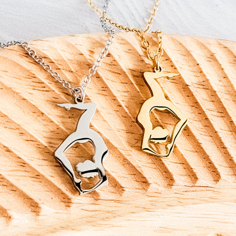 Gymnast Necklace (Silver or Gold), 1 Total, Metal Blank #150