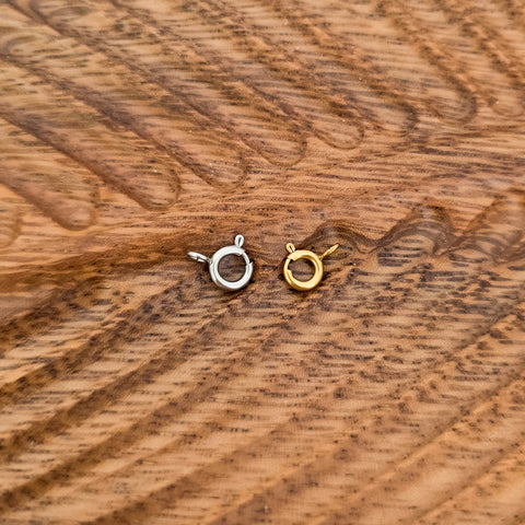 New Premium Petite Spring Clasp Finding (Silver or Gold), 10 Pieces, Chain #32
