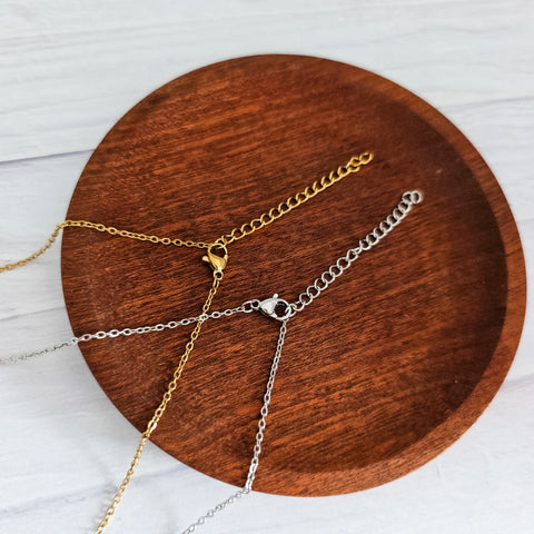 Colorado Pendant Necklace (Silver or Gold), 1 Total, Metal Blank #204