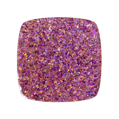 5/32" Valentines Purple Chunky Flake Glitter Cast Acrylic Sheets