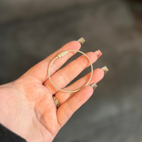 Wire Keychain Cable Thingie