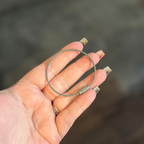 Wire Keychain Cable Thingie