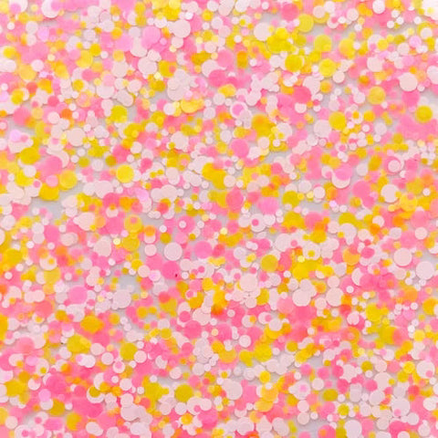 1/8" Good Vibes Glitter Dots Cast Acrylic Sheets