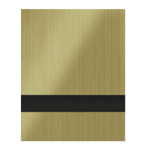 1/8" Brushed Old Gold Engraves Black Laser XT Two Tone Acrylic Sheets