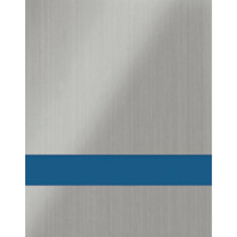 1/8" Brushed Stainless Steel Engraves Blue Laser XT Two Tone Acrylic Sheets