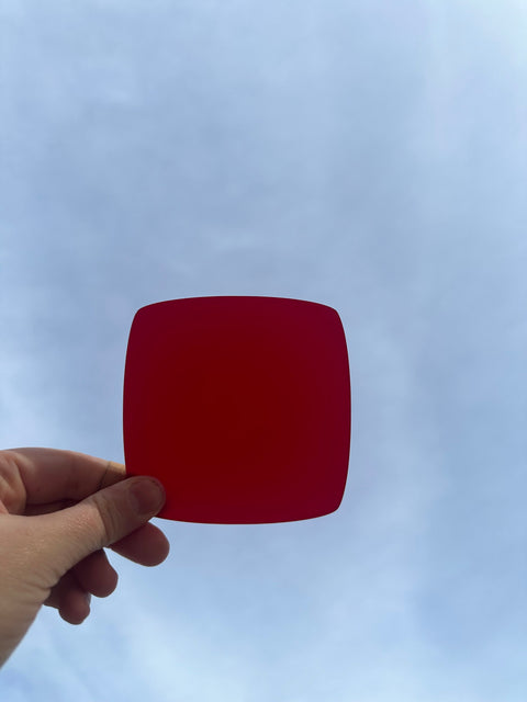 1/8" Frosted Burgundy Cast Acrylic Sheets Both Sides Matte