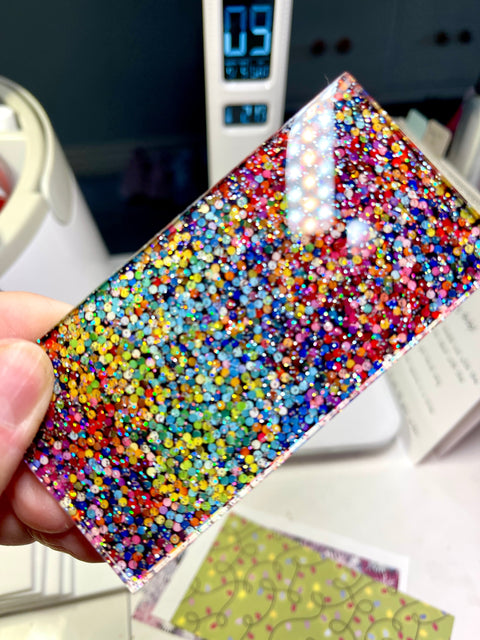 Glitter Sublimation Clear Acrylic Sheets
