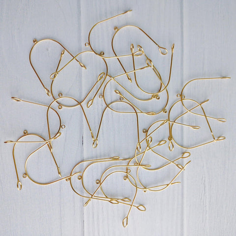 Gold Stainless Steel Small Arches, 10 Pieces, Connector #78