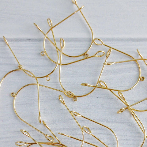 Gold Stainless Steel Small Arches, 10 Pieces, Connector #78