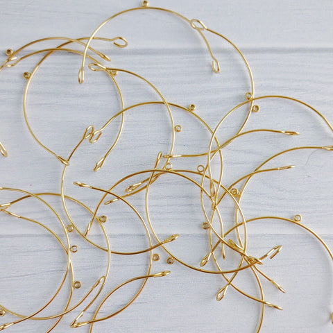 Gold Stainless Steel Large Arches, 10 Pieces, Connector #86