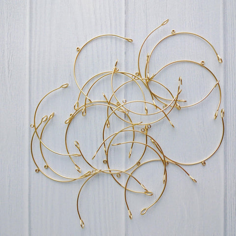 Gold Stainless Steel Large Arches, 10 Pieces, Connector #86