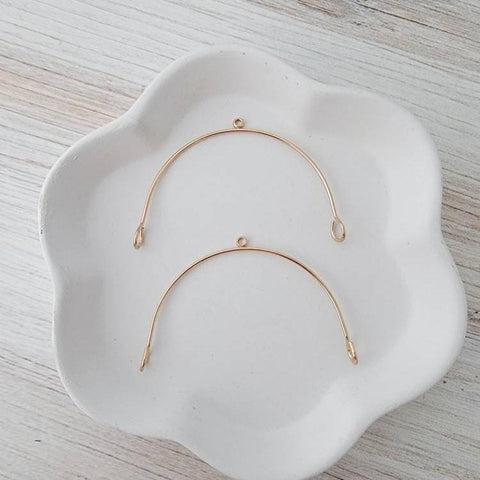 Rose Gold Stainless Steel Large Arches, 10 Pieces, Connector #91