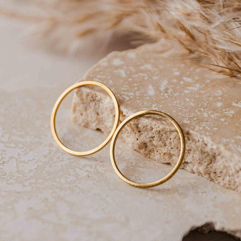 20mm Gold Stainless Steel Circle Linking Rings (Smooth), 10 Pieces, Connector #15