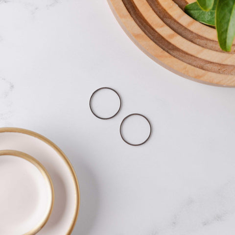 16mm Silver Stainless Steel Circle Linking Rings (Smooth), 10 Pieces, Connector #17