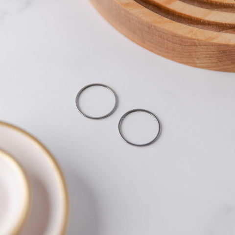 16mm Silver Stainless Steel Circle Linking Rings (Smooth), 10 Pieces, Connector #17