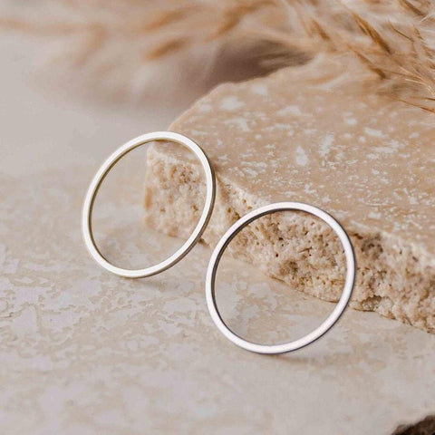 12mm Silver Stainless Steel Circle Linking Rings (Smooth), 10 Pieces, Connector #18