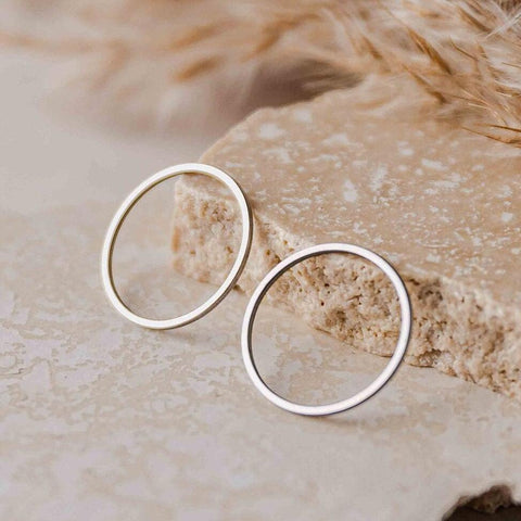 20mm Silver Stainless Steel Circle Linking Rings (Smooth), 10 Pieces, Connector #14