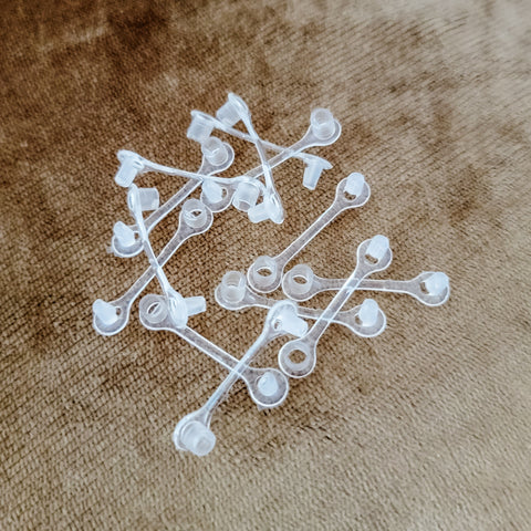 Clear Xtra Strength Keychain Thingies, 100 Pieces, KT #3