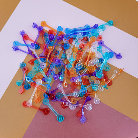 Mixed Color OG Keychain Thingies®, 100 Pieces, KT #10