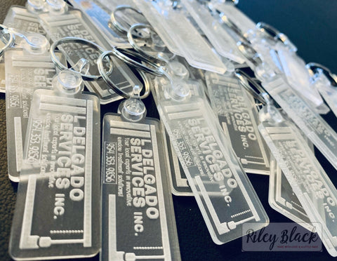 Clear Xtra Strength Keychain Thingies, 100 Pieces, KT #3