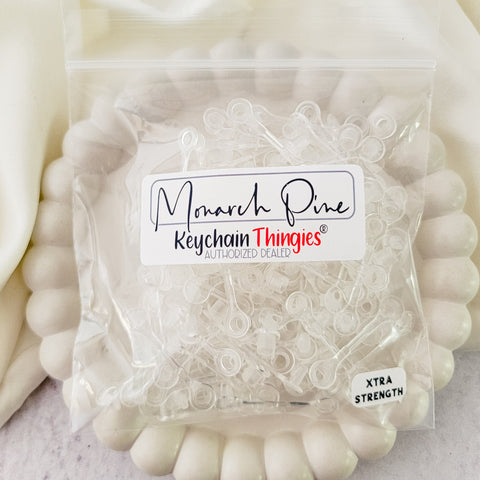 Clear Xtra Strength Keychain Thingies, 100 Pieces, KT #3
