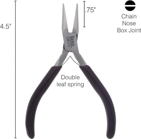 Fine Point Chain Nose Pliers, 1 Pair, Tool #2