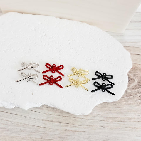 Darling Bow Connector (4 Color Options), 10 Pieces, Bow #83