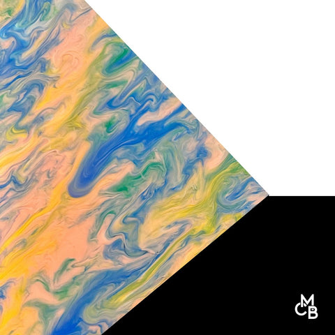 1/8" Peace & Love Marbled Cast Acrylic Sheets